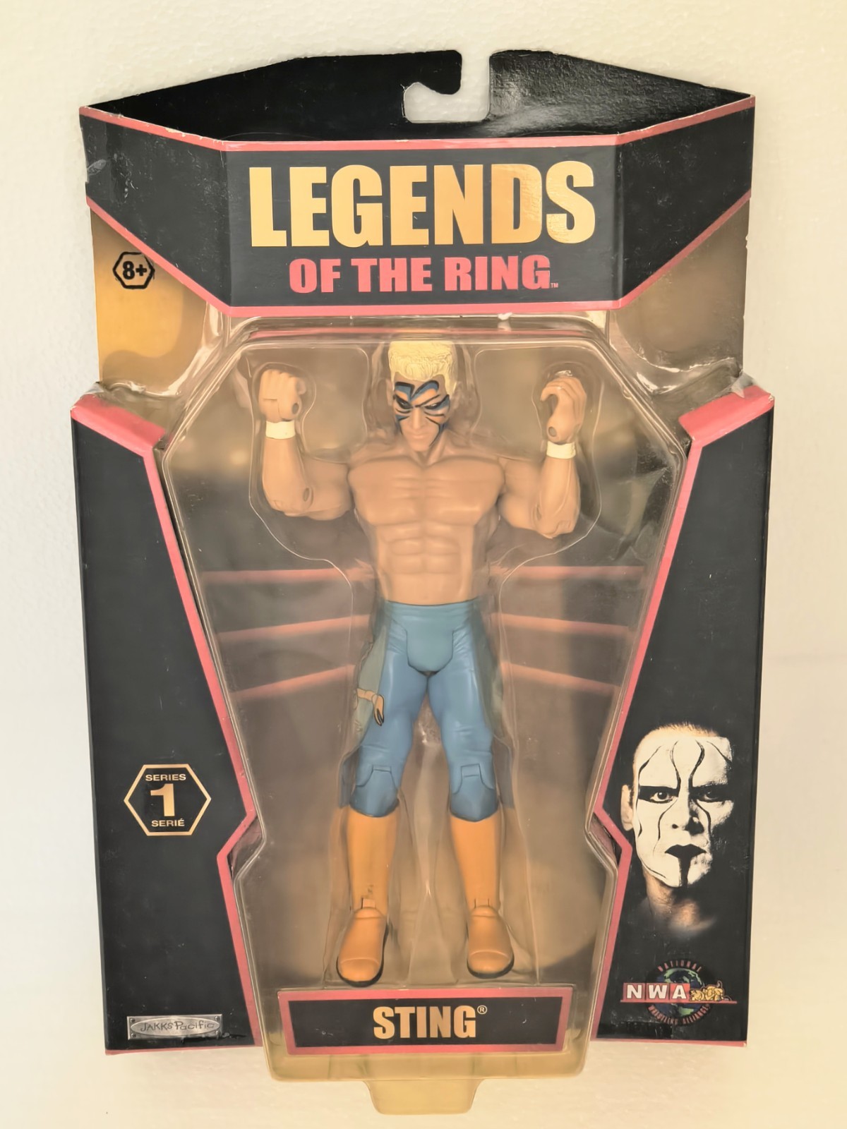 NWA TNA Legends Of The Ring Series 1 STING Wrestling Figure JAKKS PACIFIC 2010