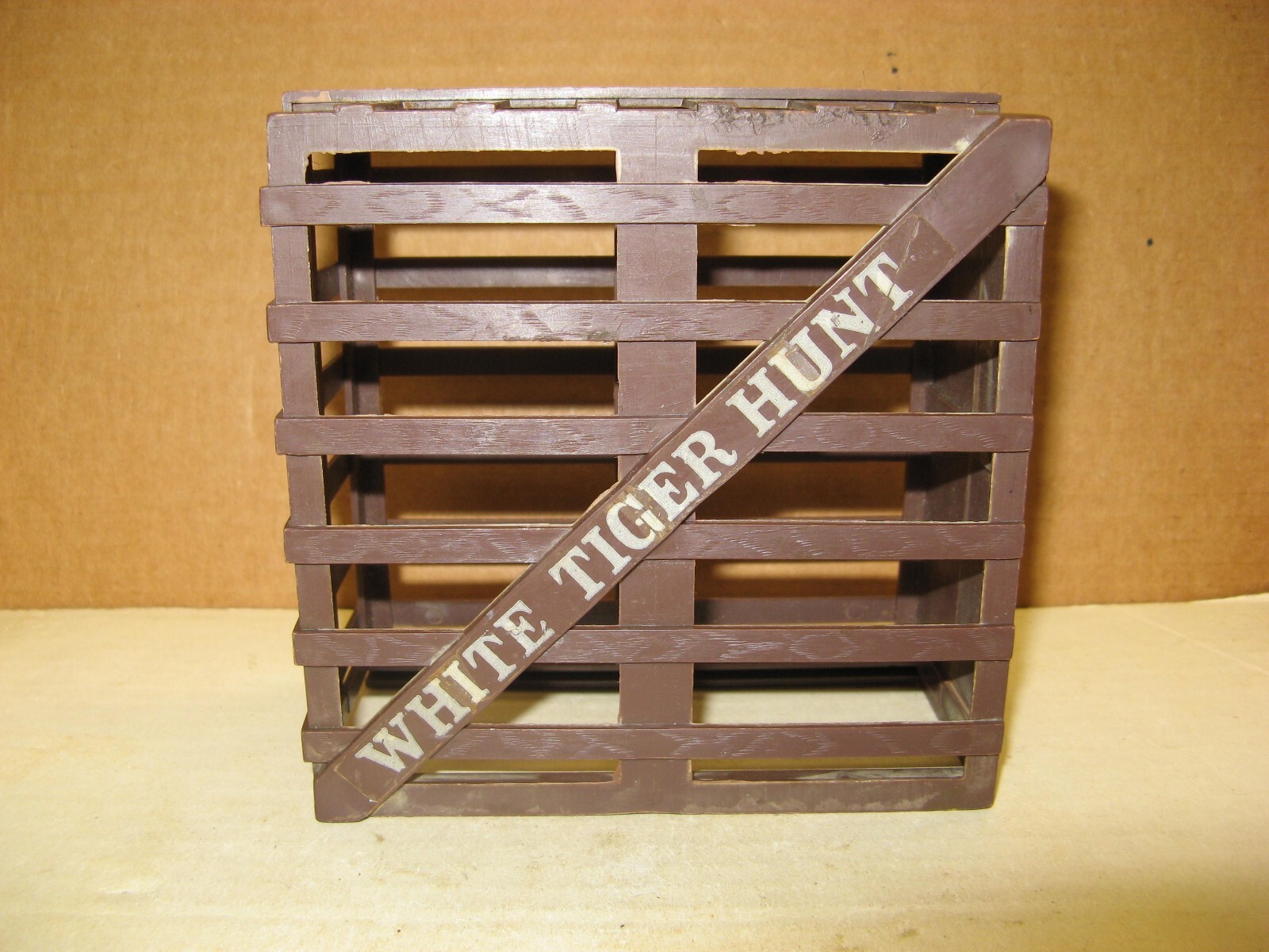 1964 GI Joe Vintage Hasbro 12” Adventure Team White Tiger Hunt Cage