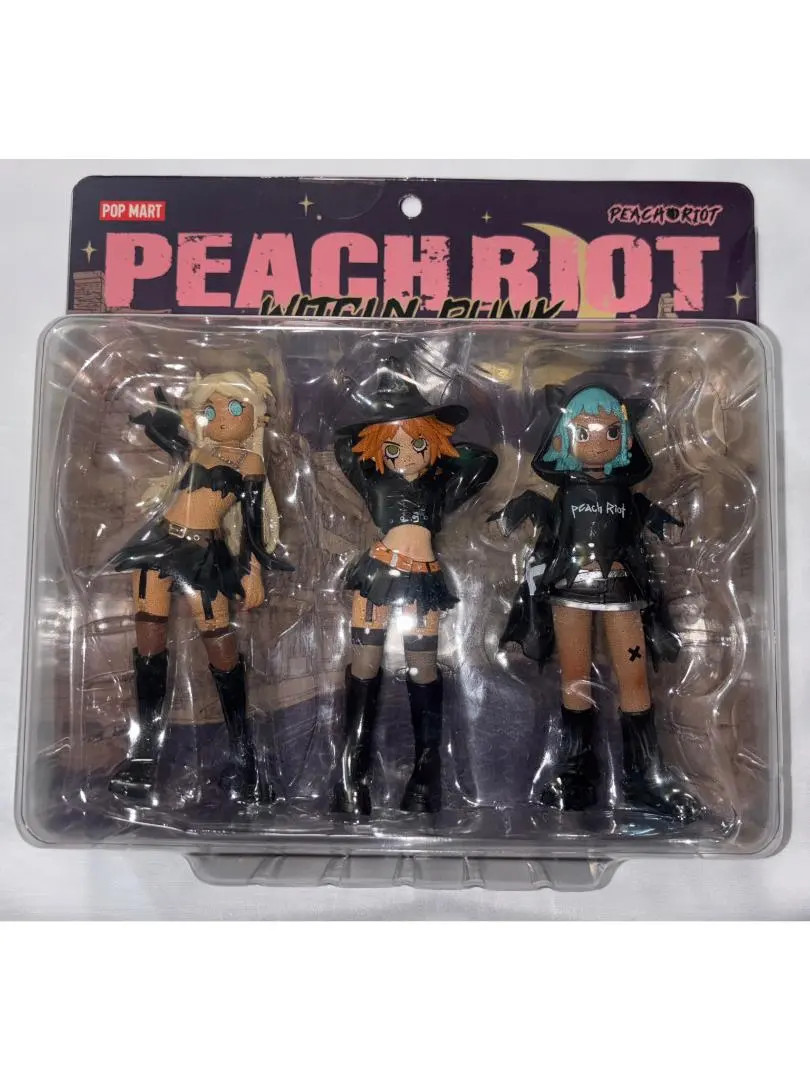 POPMART Peach Riot Witchy Punk Figures Vinyl Toy Gigi Poppy Frankie Witch Style