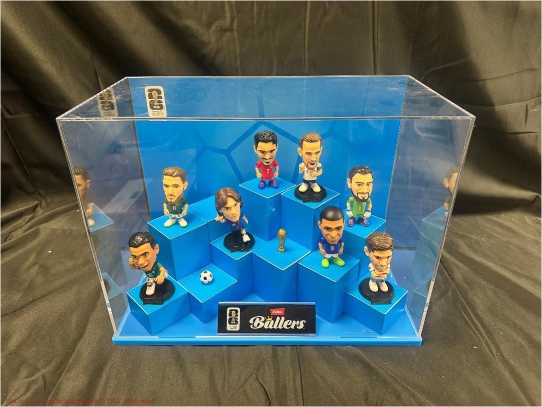 Zuru Ballers FIFA World Cup Soccer Display Case Various Players RARE