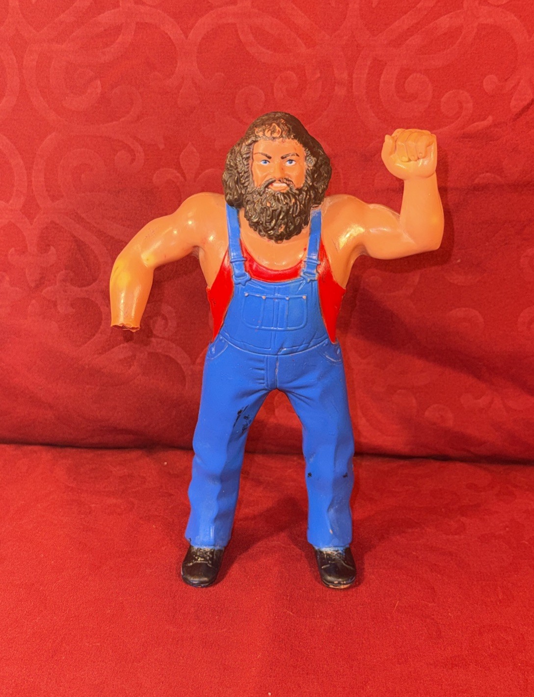 Vintage 19841985 LJN Wrestling Superstars Hillbilly Jim 8” WWF Action Figure