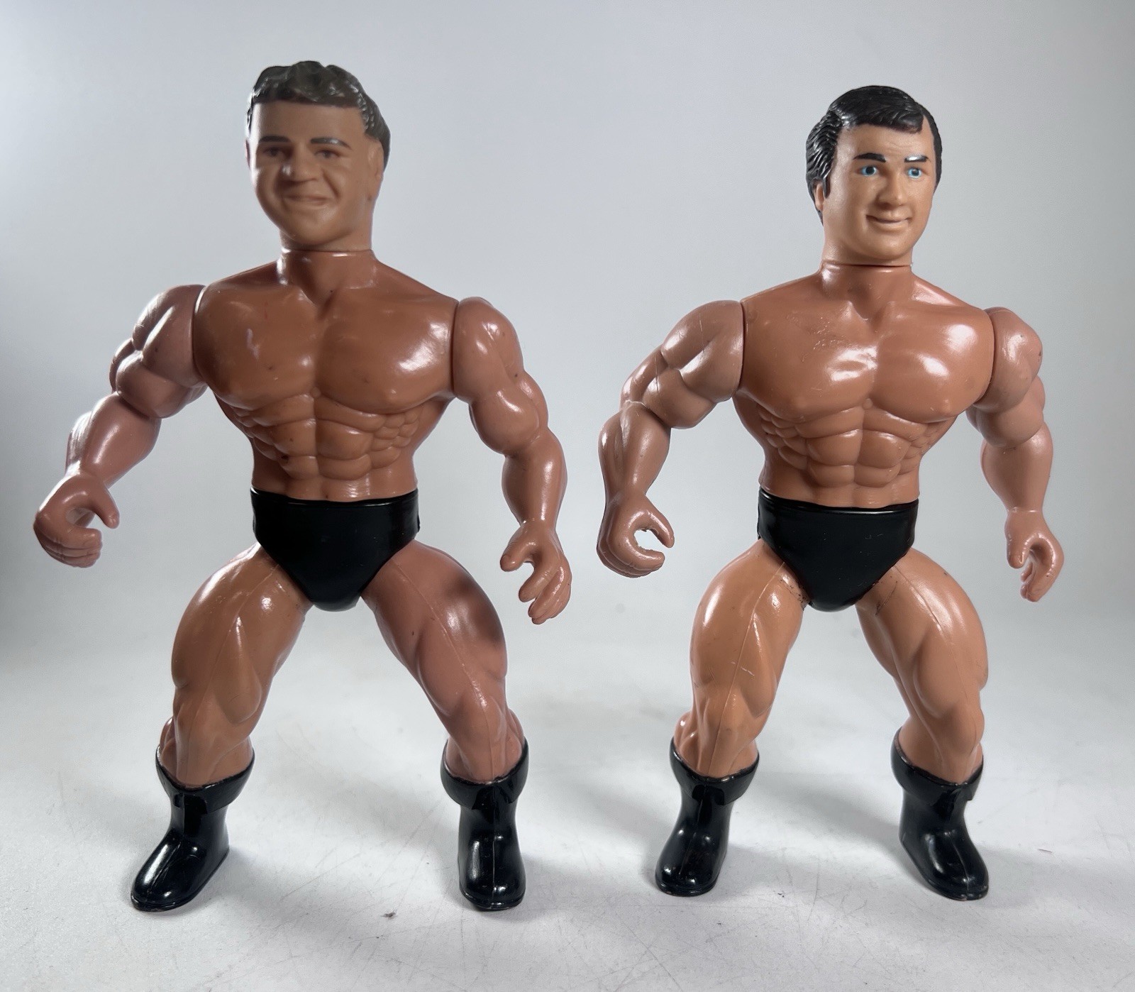 1985 Remco AWA All Star Wrestlers GREG GAGNE & CURT HENNING Mr. Perfect Figures