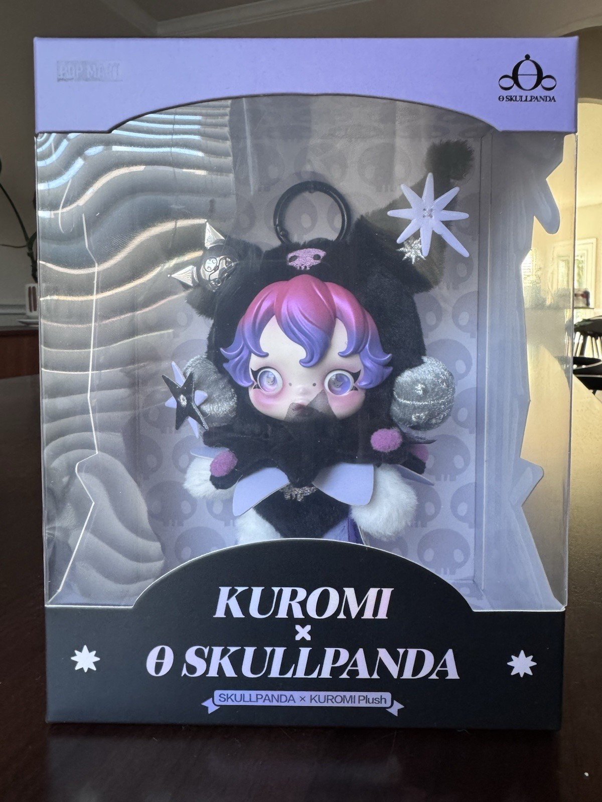 Kuromi x Skullpanda Vinyl Plush Pendant POPMART US Seller BNIB