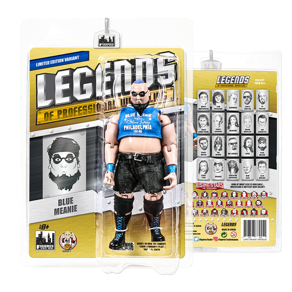 Legends of Professional Wrestling Series: The Blue Meanie [Blue Shirt Variant]