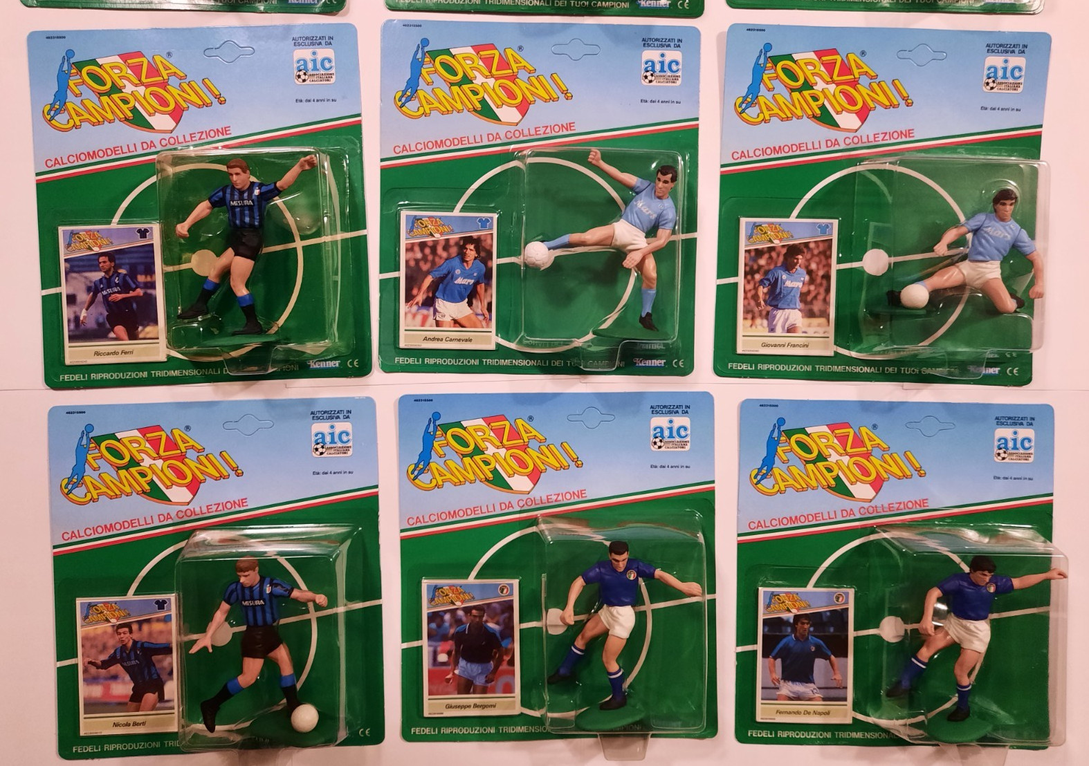 LOT OF 15 DIFFERENT 1989 ITALIAN SOCCER STARTING LINEUPS SLU FRESH FROM CASE