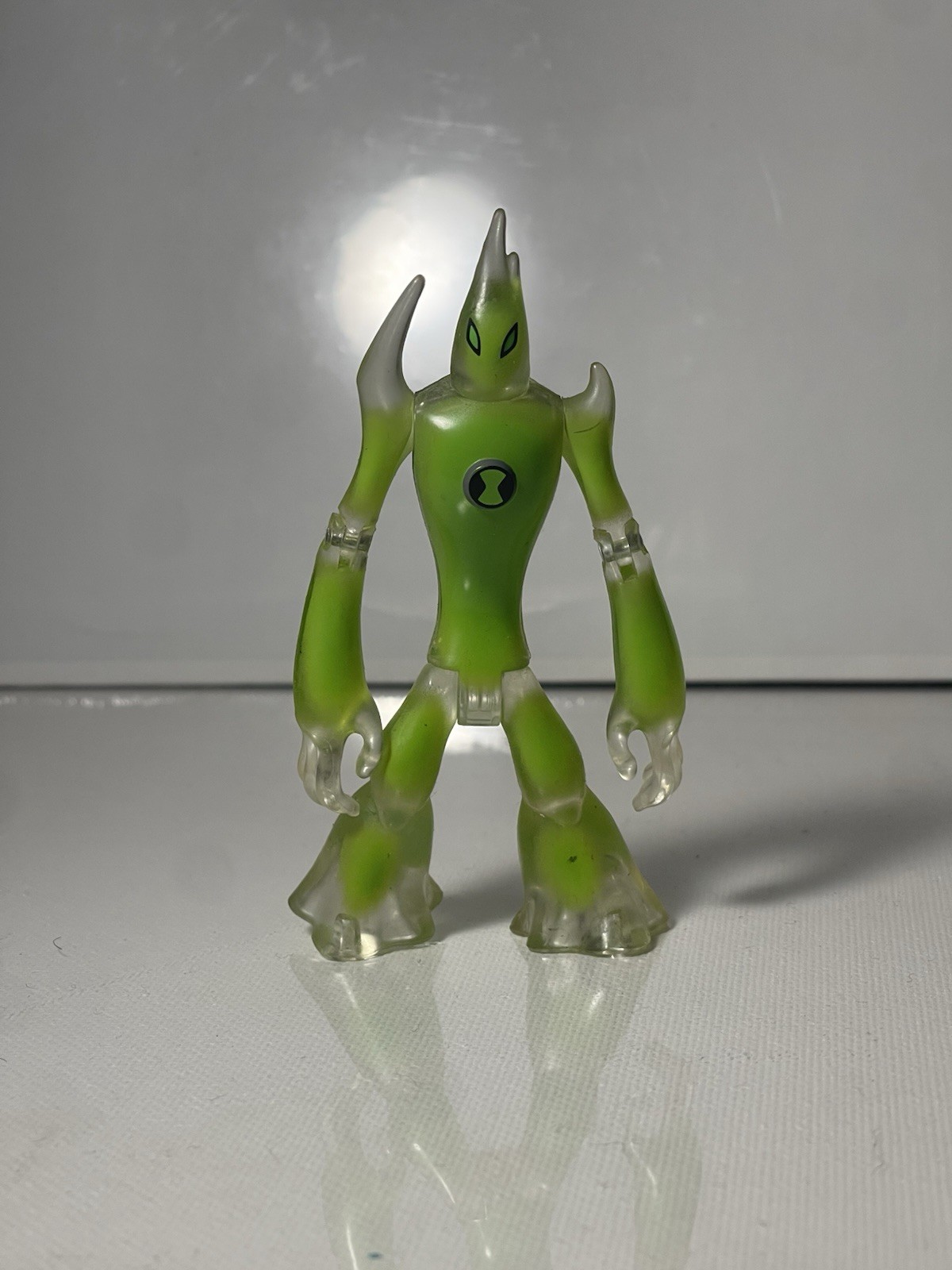 CN Bandai 2008 Ben 10 Alien Force 27454 Clear Green Goop Loose Action Figure 4″