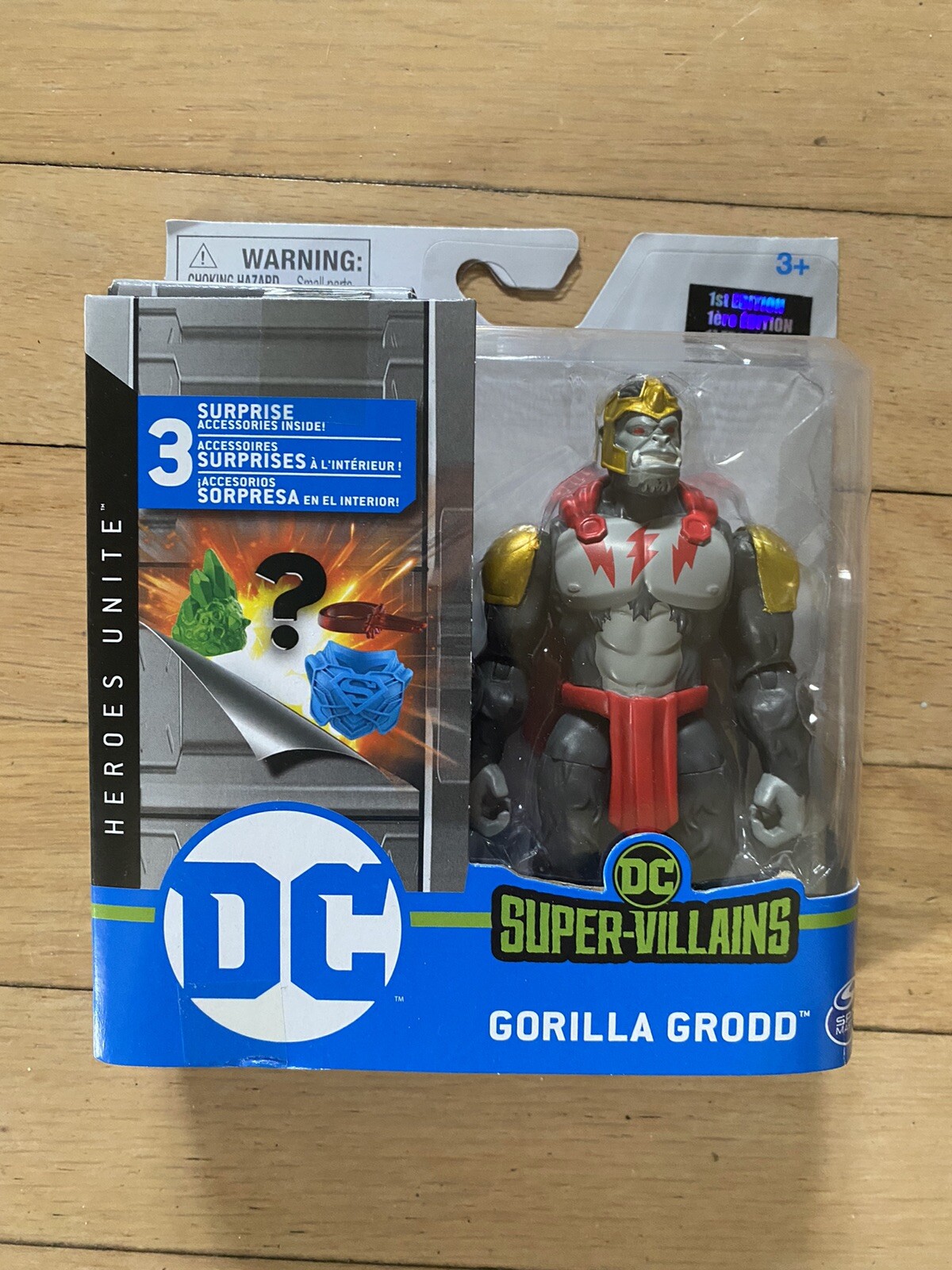 Spin Master GORILLA GRODD Heroes Unite DC Super Villians – 1st EDITION FREE SHIP