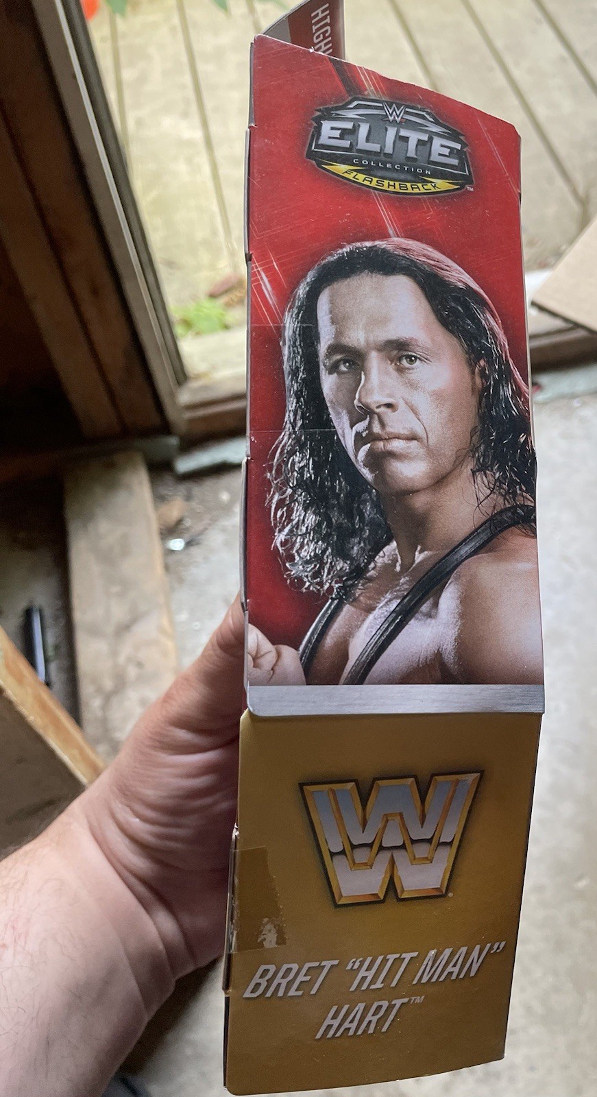 WWE Elite Flashback Collection Bret Hit The Man Hart Figure Hart Foundation