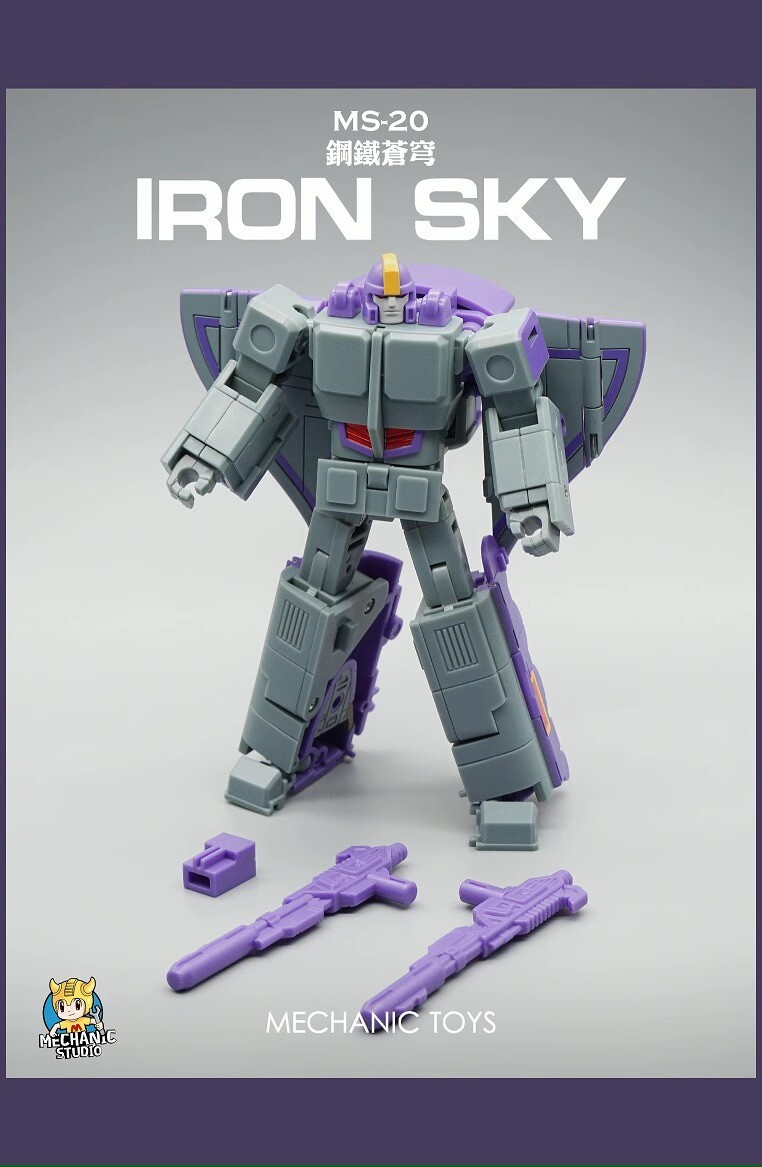 IN STOCK! Mechanic Toy MFT MS-20 Iron Sky 3Models Change G1 ROBOT 12cm