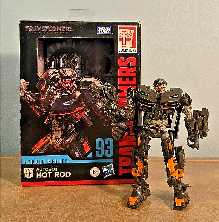 Transformers Studio Series 93 Deluxe Class Autobot Hot Rod The Last Knight 2023