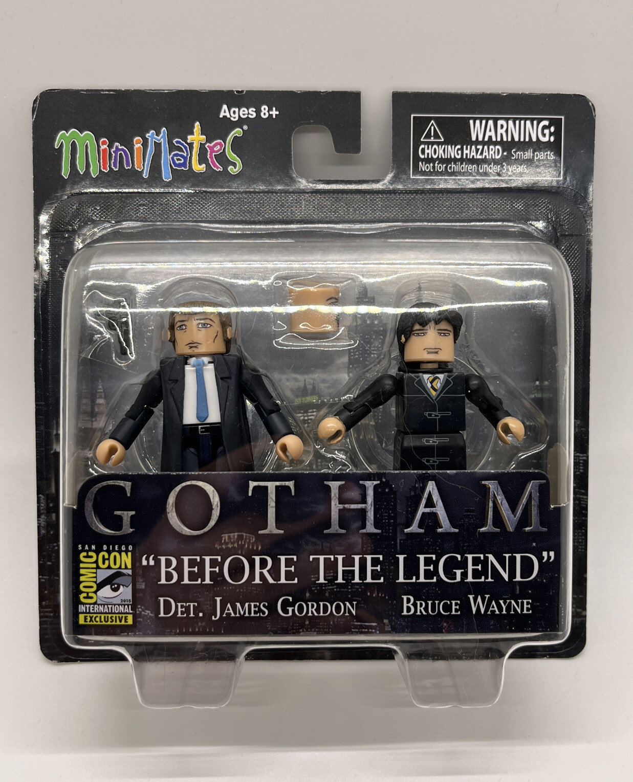 Minimates Gotham James Gordon Bruce Wayne 2 Pack SDCC 2015 Limited Edition