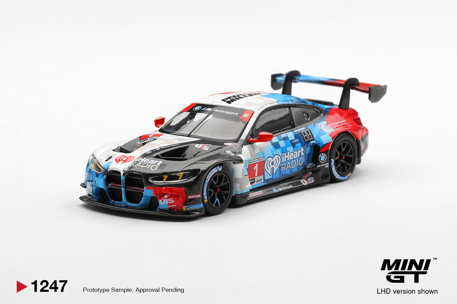 Mini GT 1/64 BMW M4 GT3 EVO #1 2025 Daytona iHeart Radio IMSA Diecast Preorder