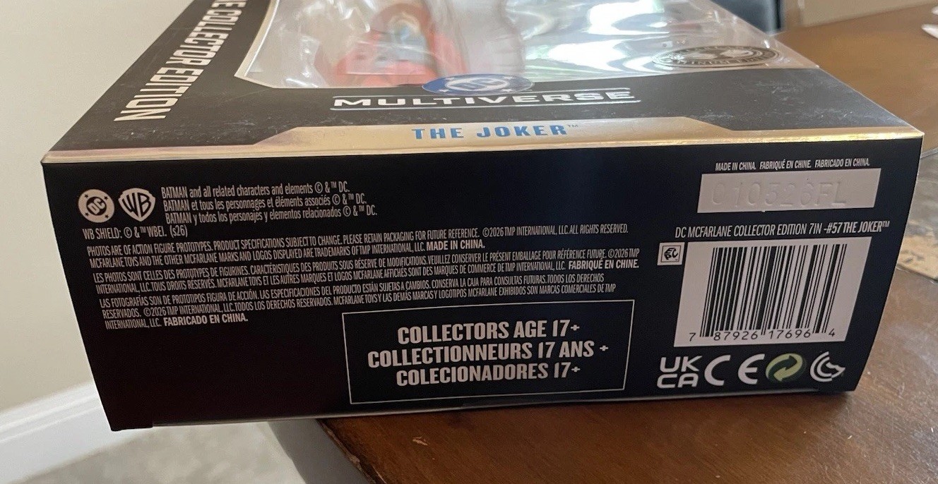 MCFARLANE DC MULTIVERSE JOKER (JACK NICHOLSON) COLLECTOR EDITION, PLATINUM CHASE