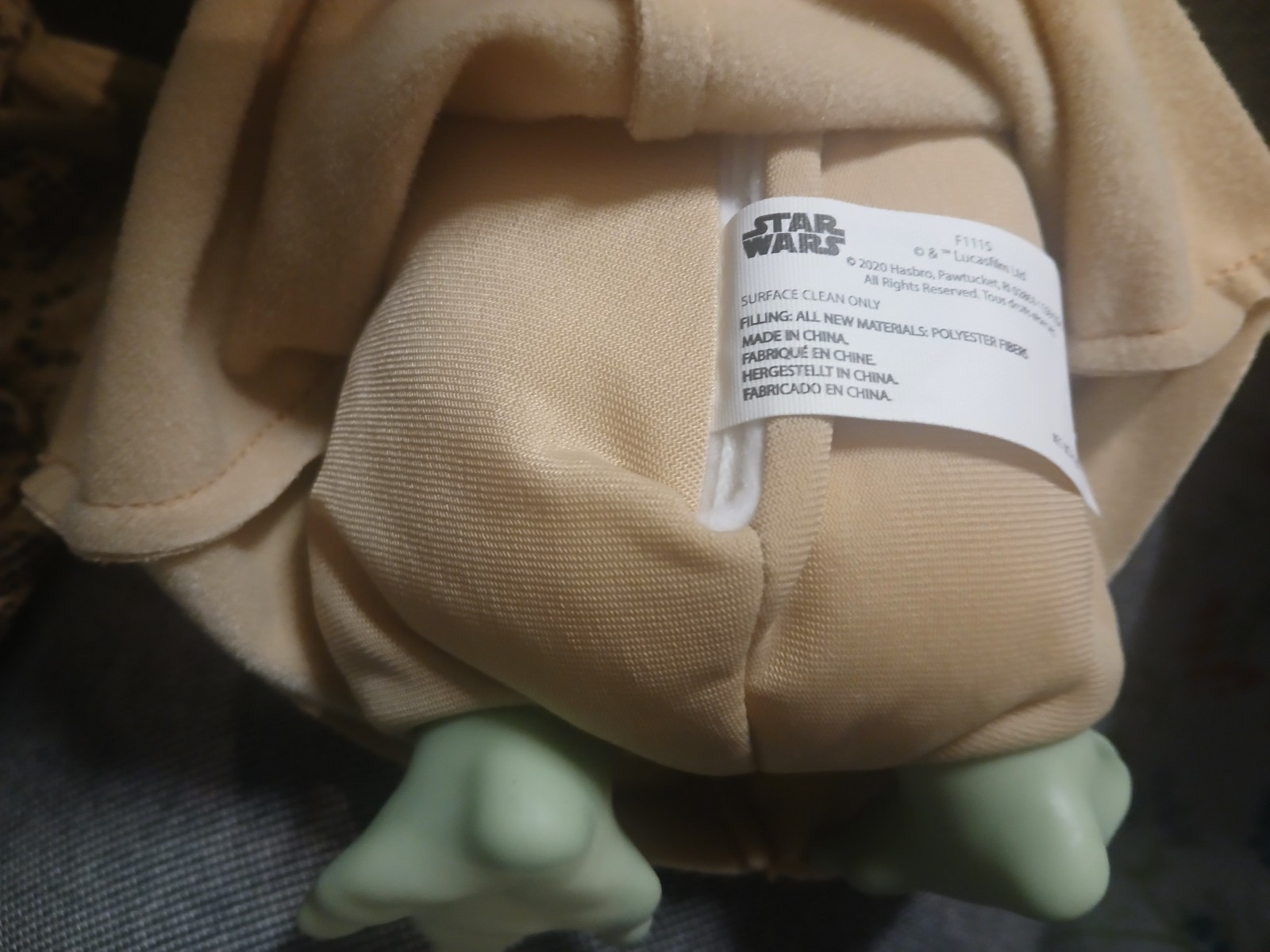HASBRO STAR WARS MANDALORIAN BABY YODA 8 INCHES