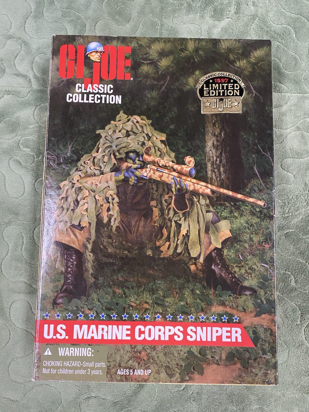 G I Joe Classic Collection Limited Edition U.S. MARINE CORPS SNIPER, 1997, NIB