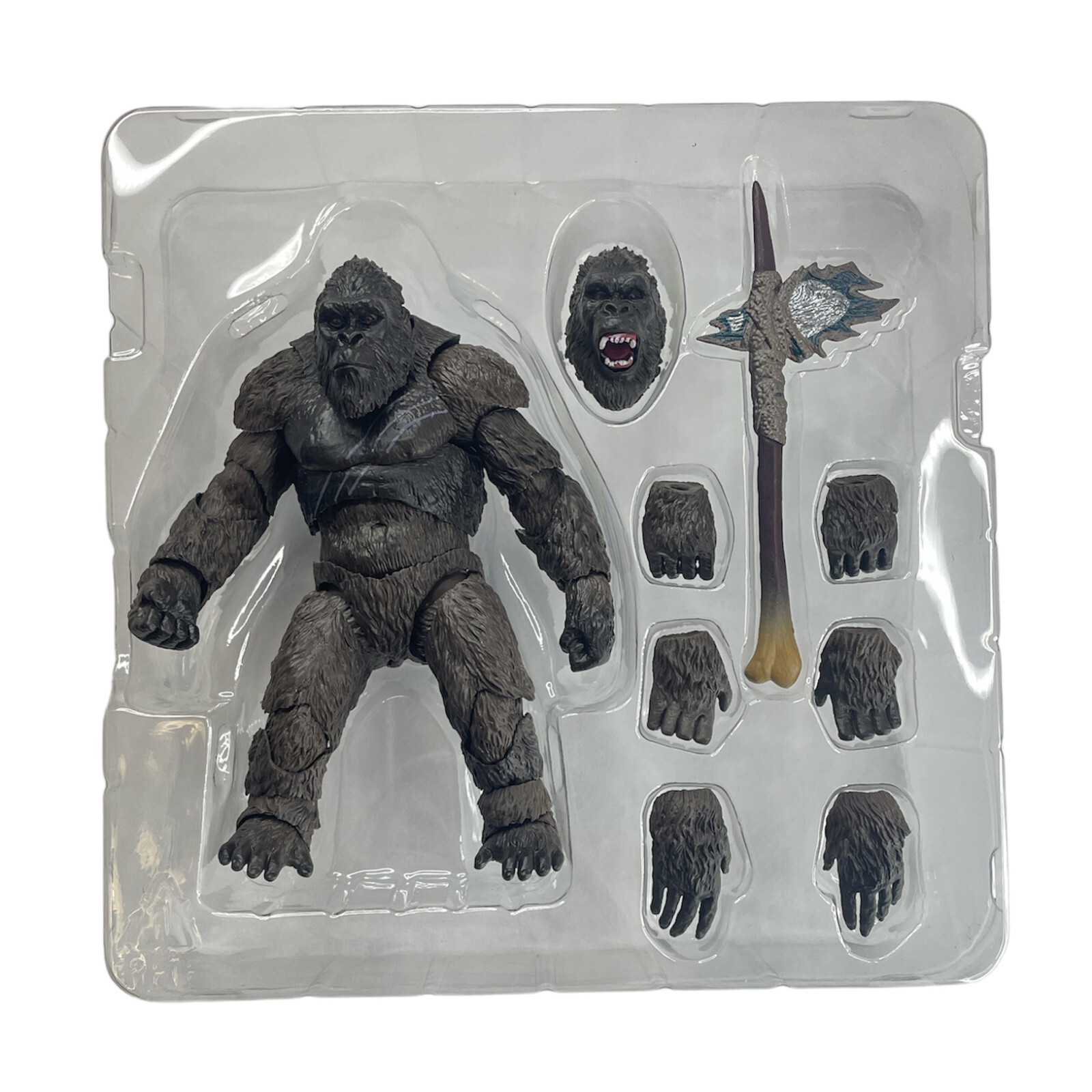 King Kong Monster Gorilla 5″ Action Figure w/Battle Axe VS Godzilla Bulk Pack