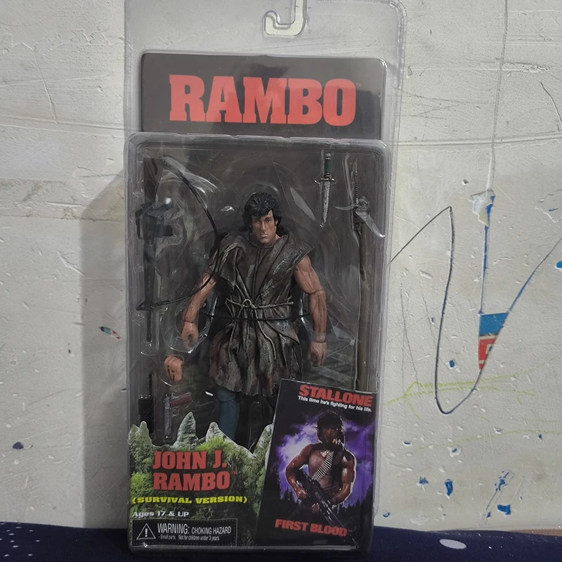 NECA Rambo First Blood John J Rambo Survival Version 7″ Action Figure