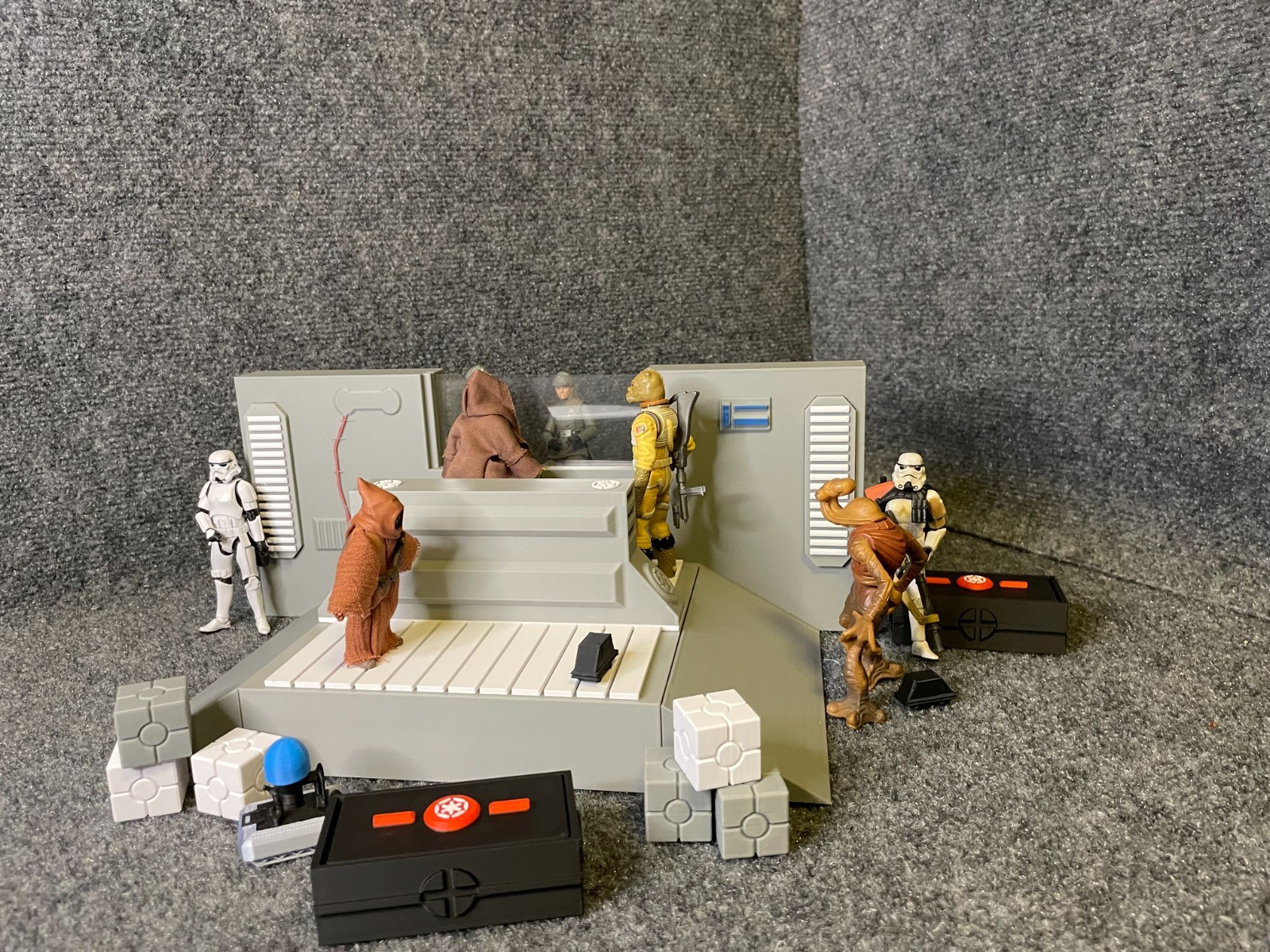 Custom made star wars Inspired 3.75 Imperial checkpoint