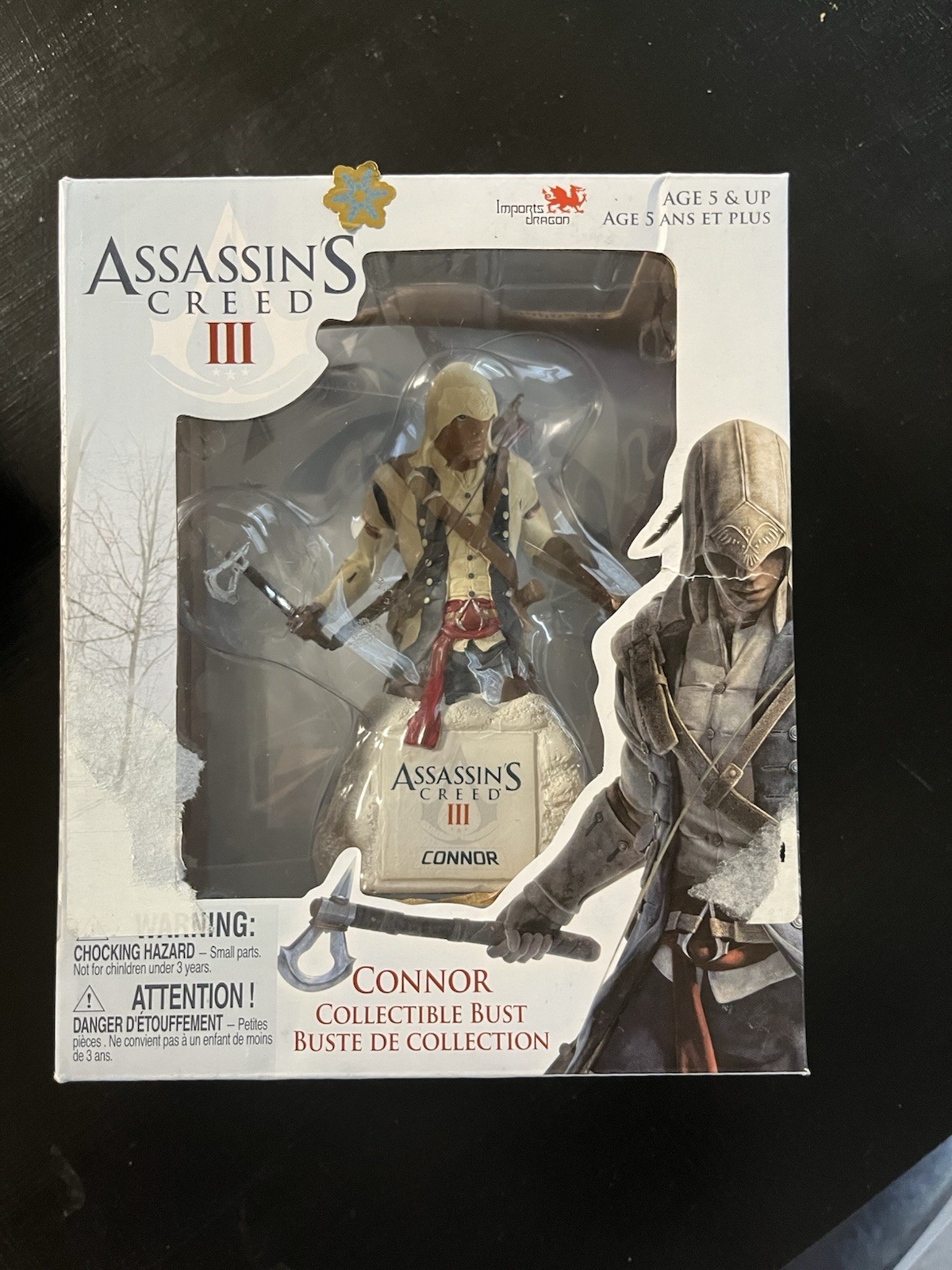 Assassin’s Creed III / 5” Tall Connor Collectible Bust Statue Figure New In Box