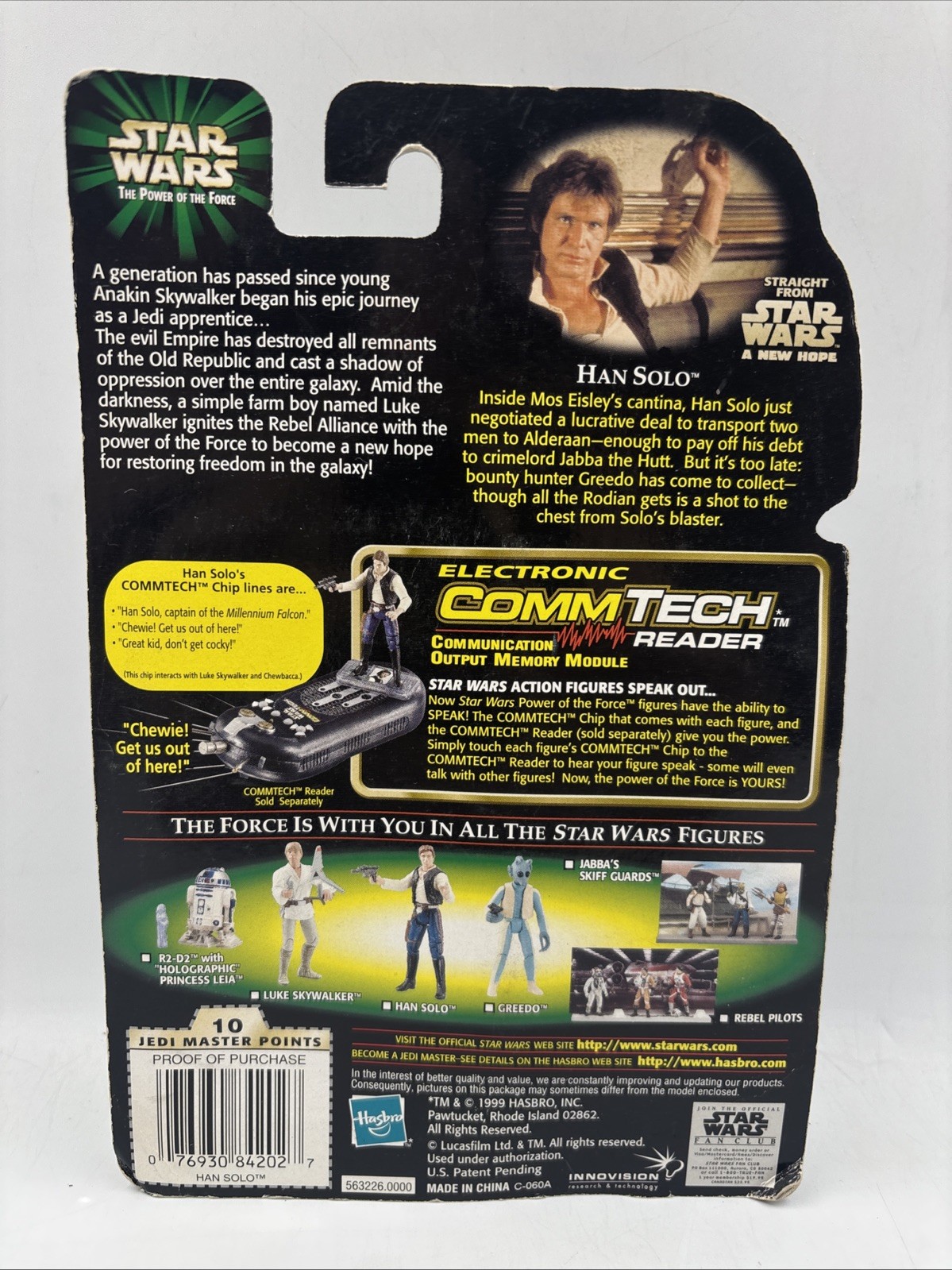 1990’s Kenner/Hasbro Star Wars The Power of the Force 3.75 Action Figure Lot NIB