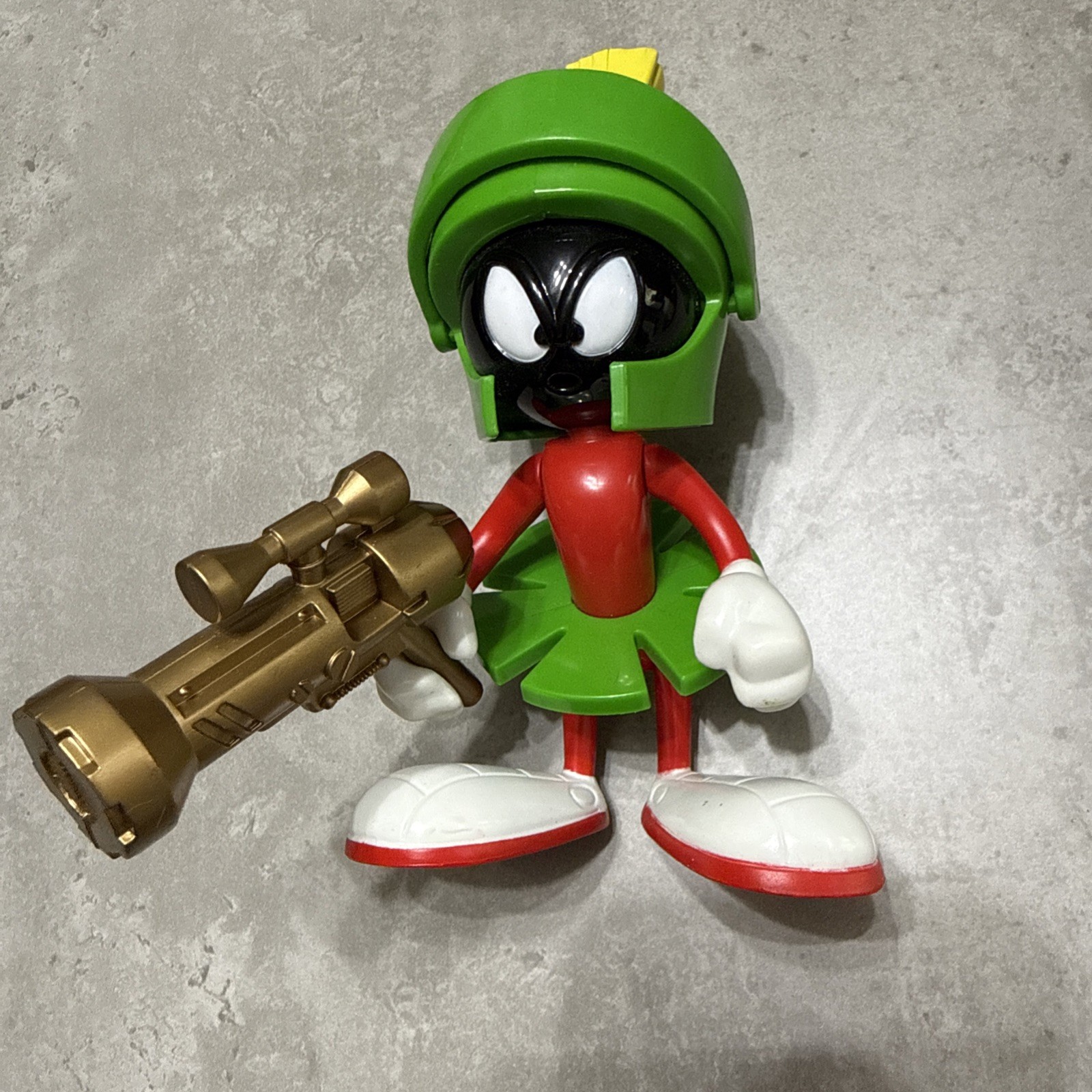 Warner Bros Looney Tunes Marvin the Martian 6” Talking Action Figure 1993 Loose