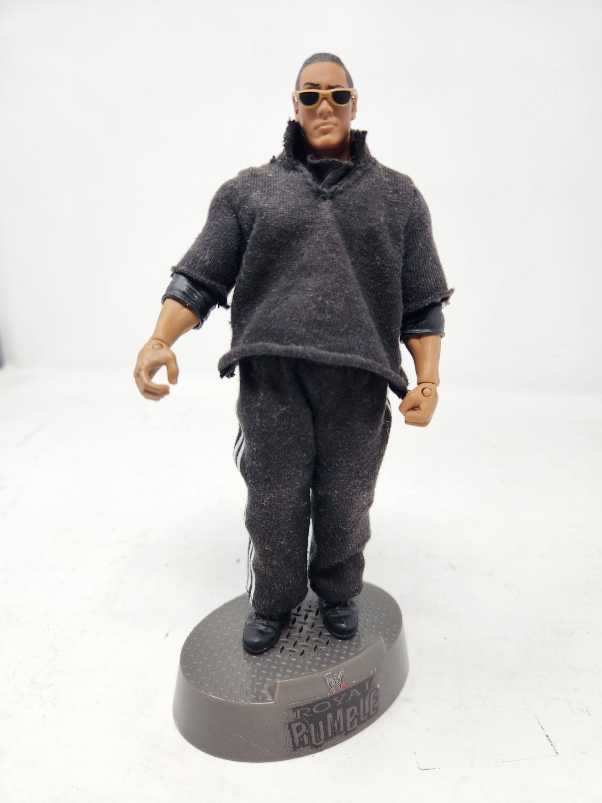 WWE Mattel The Rock Entrance Greats Tracksuit Action Figure Complete With Stand