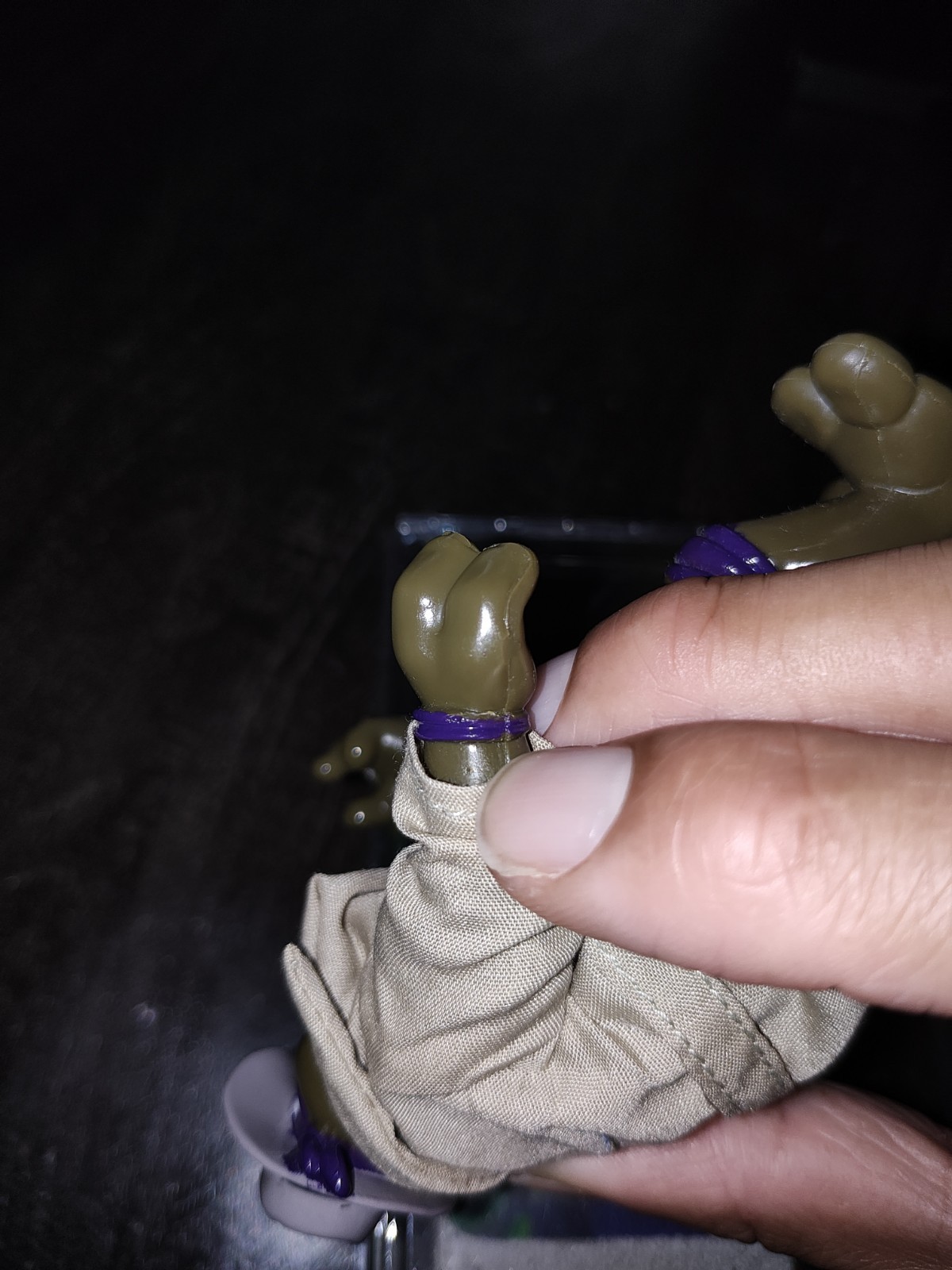 1994 Playmates TMNT Undercover Donatello Yellow accessories w/Card Complete vint