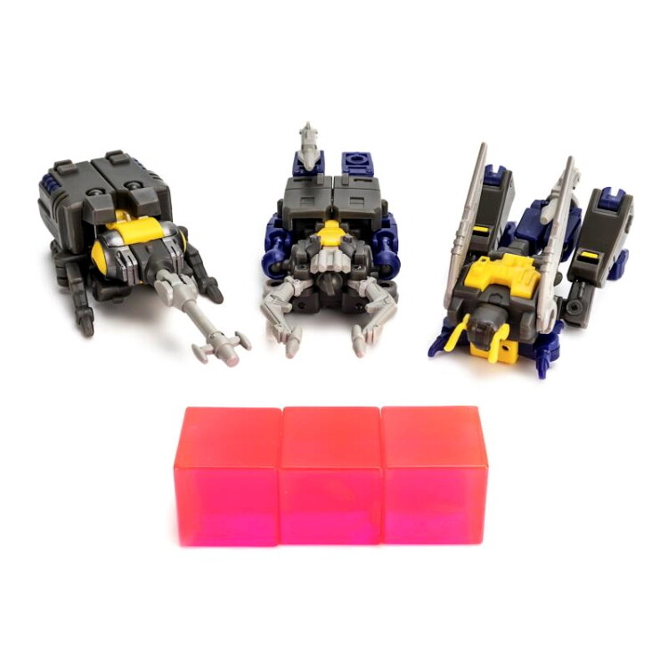 Pocket Size Small Scale MFT Car Plane Vehicle Combined Robot Destroyer Figures