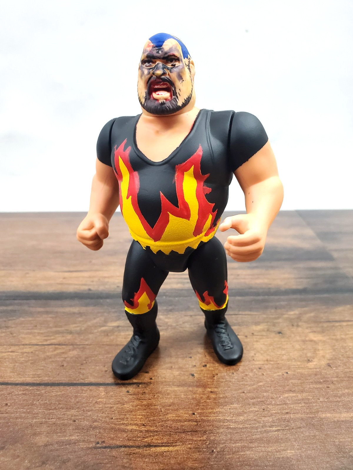 Vtg 1994 WWF Hasbro BAM BAM BIGELOW Series 8 Custom Figure