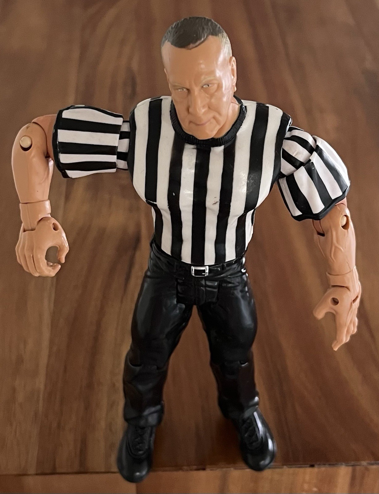 WWE WWF TNA Earl Hebner referee Legends of the Ring wrestling figure Jakks