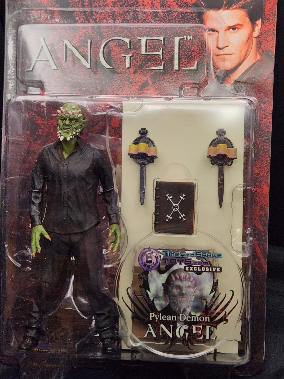 Diamond Select Angel Pylean Demon Exclusive Action Figure w/ Book & Weapons