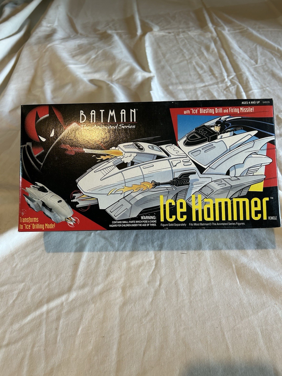 Batman The Animated Series Ice Hammer Vehicle Figure New Kenner 1994 Vintage