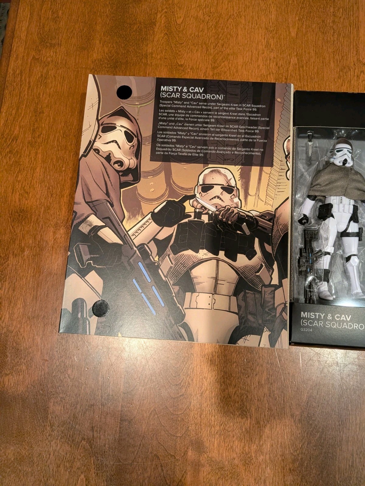 Star Wars The Black Series Scar Squadron. Cav And Misty. Sergeant Kreel. Mic.