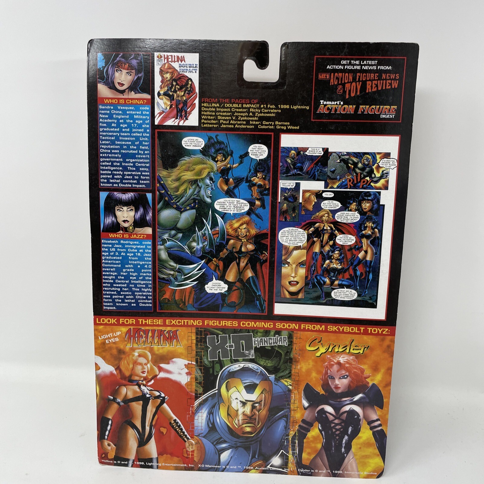 1998 Skybolt Toyz Double Impact Jazz Action Figure