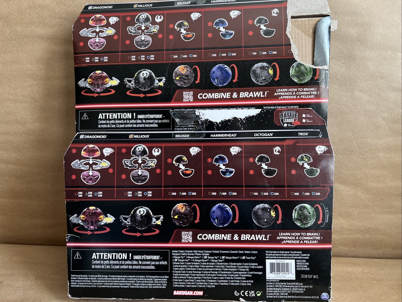 Bakugan Street Brawl Clash Pack 6 Bakugan Special Attack Cards Roblox Code Lot 2