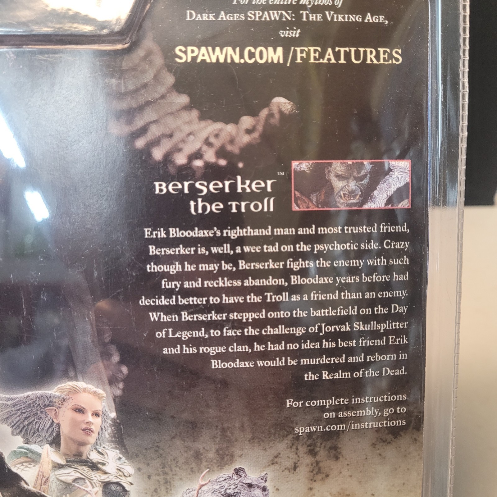 McFarlane’s SPAWN Dark Ages VIKING AGE BERSERKER Troll Toys 2002 NEW SEALED VTG