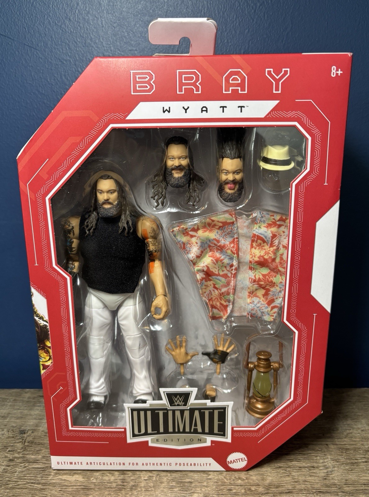 WWE Ultimate Edition Bray Wyatt Figure Mattel New Sealed Lantern Shirt WWE