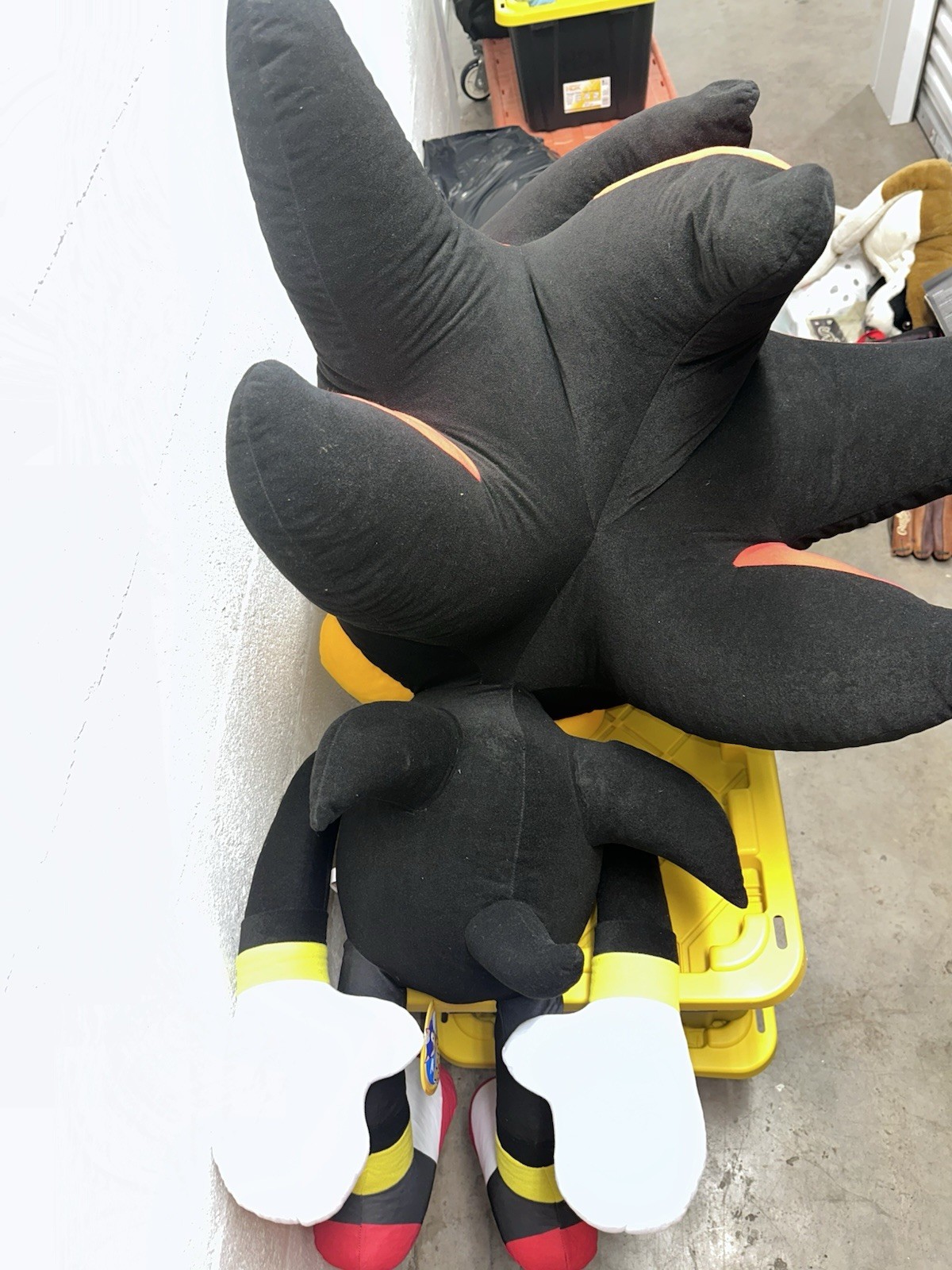 Official SEGA Sonic the Hedgehog 4FT 48″-50″ Shadow Jumbo Plush Toy Factory RARE