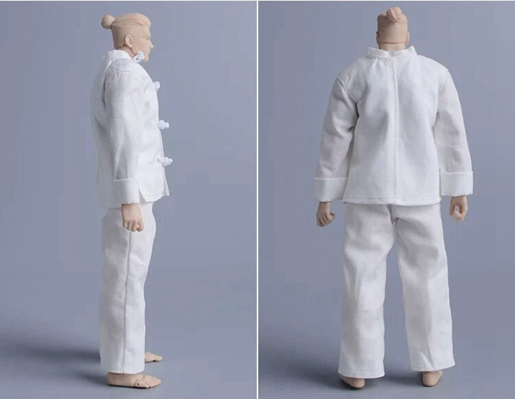 1/12 Scale Soldiers Chinese Tunic Suit Tang Suit Kung Fu Suit Clothes Suits