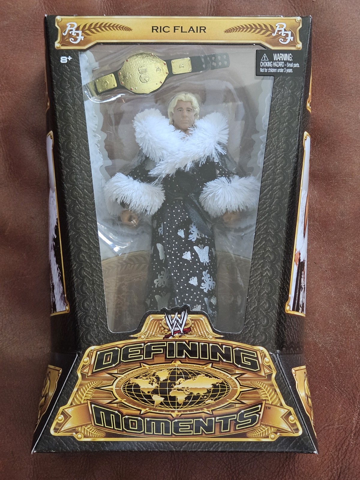 Mattel WWE Defining Moments Nature Boy Ric Flair Figure Butterfly Robe New MIB