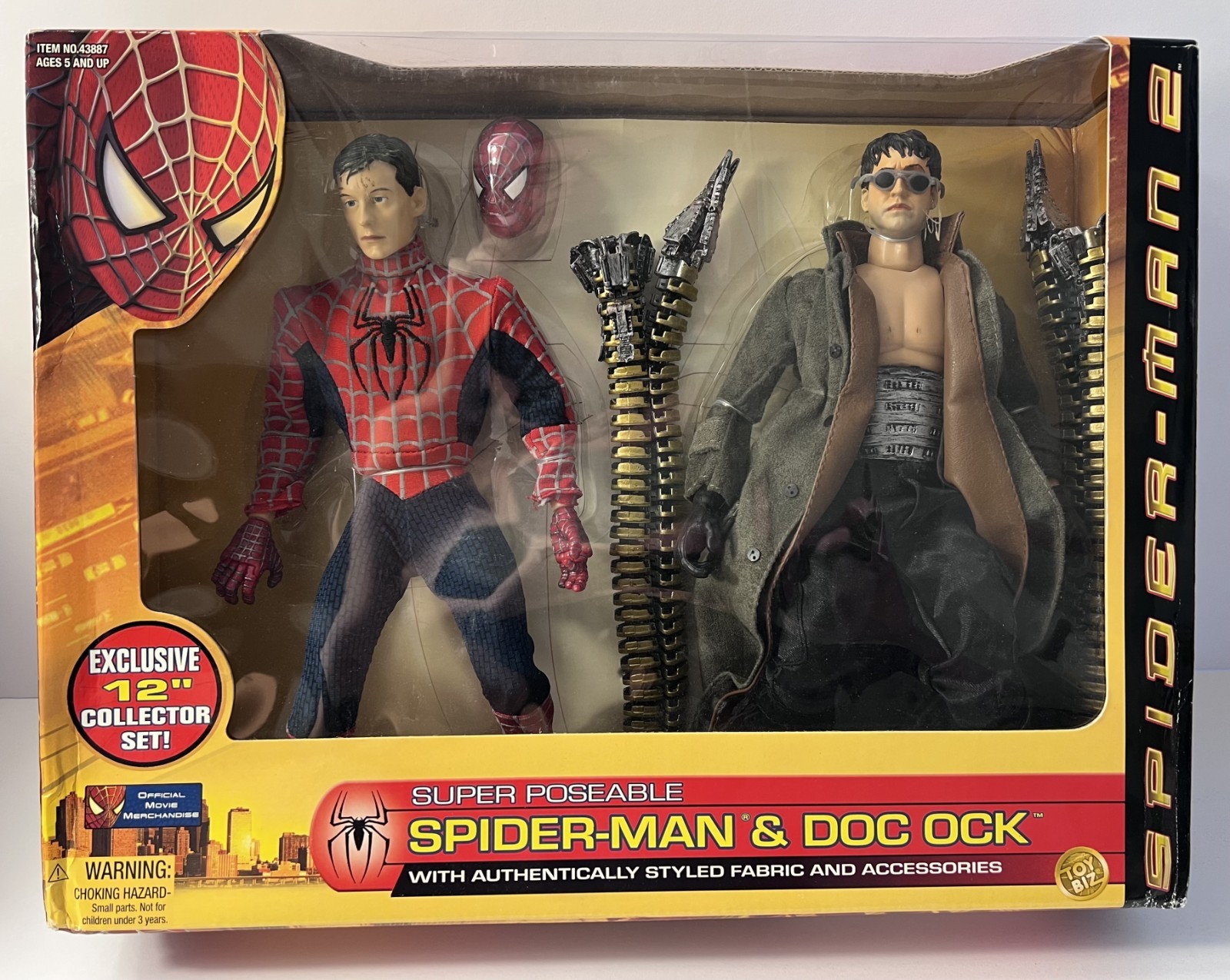 Spider-Man & Doc Ock 12″ Dual Action Figure Set (Vintage 2004)