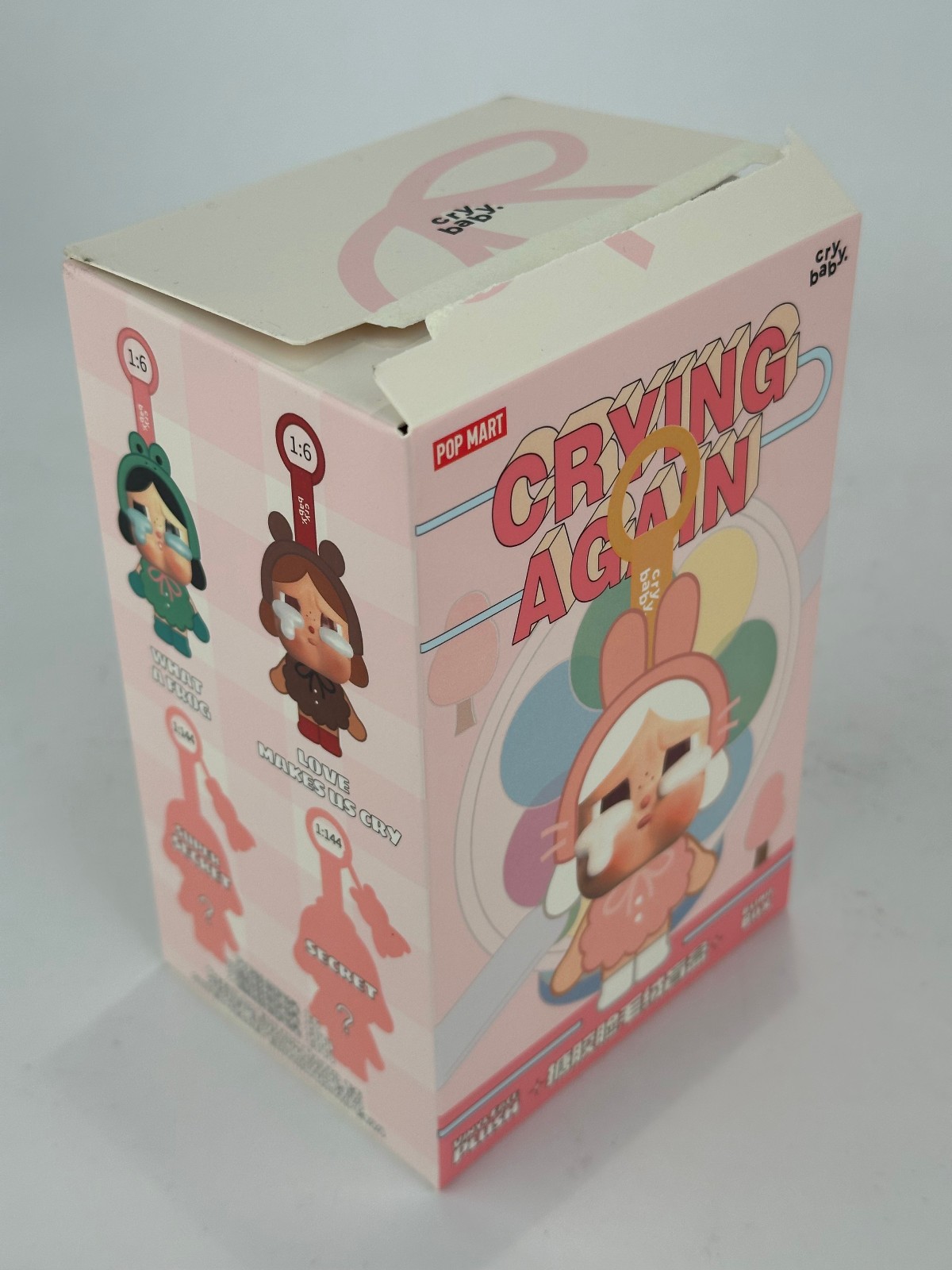 POP MART Cry Baby Crying Again Duck You Vinyl Face Plush Doll Sealed Bag OpenBox