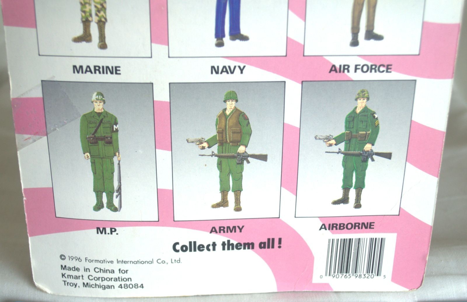 Free ship! U.S. Serviceman Vietnam Memorial Collection-Army, Navy, Airborne 1996