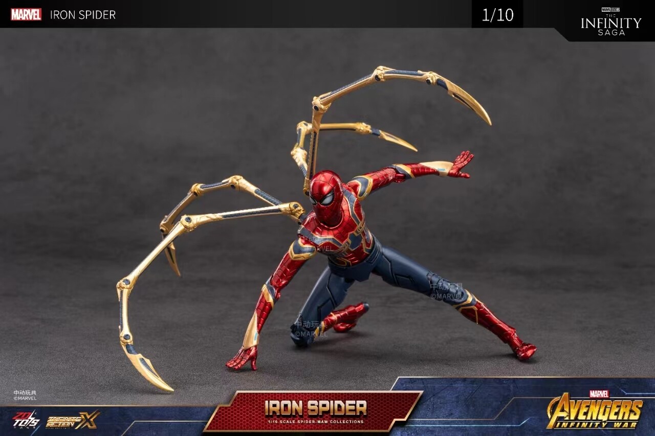 ZD Toy Marvel Iron spider 2.0 The Avengers model toys Collection action figures