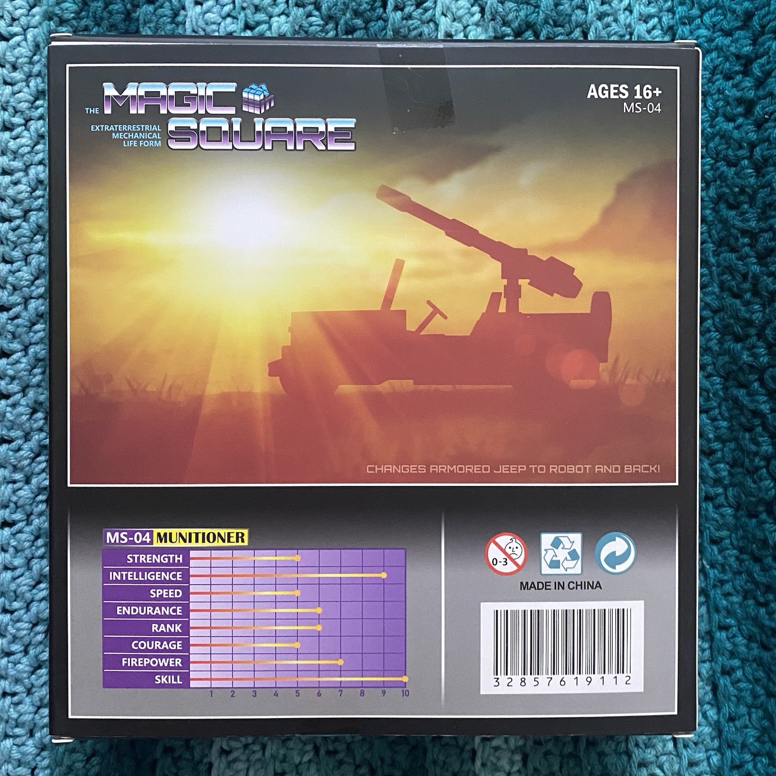Magic Square Transformers MP Scale Munitioned Swindle Decepticon Bruticus