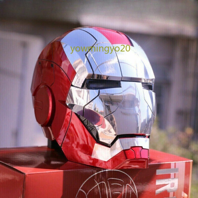 Autoking Iron Man MK5 Helmet Electronic Voice Activated Open&Close Mask 1:1 Prop