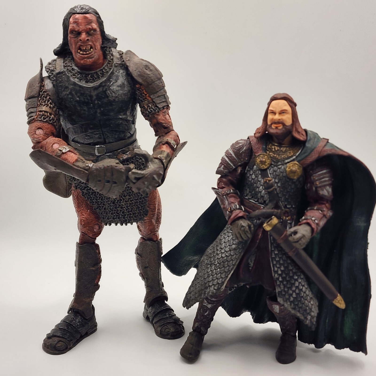 The Lord of the Rings CROSSBOW Uruk-HAI & HAMA ROYAL GUARD Of ROHAN Figures