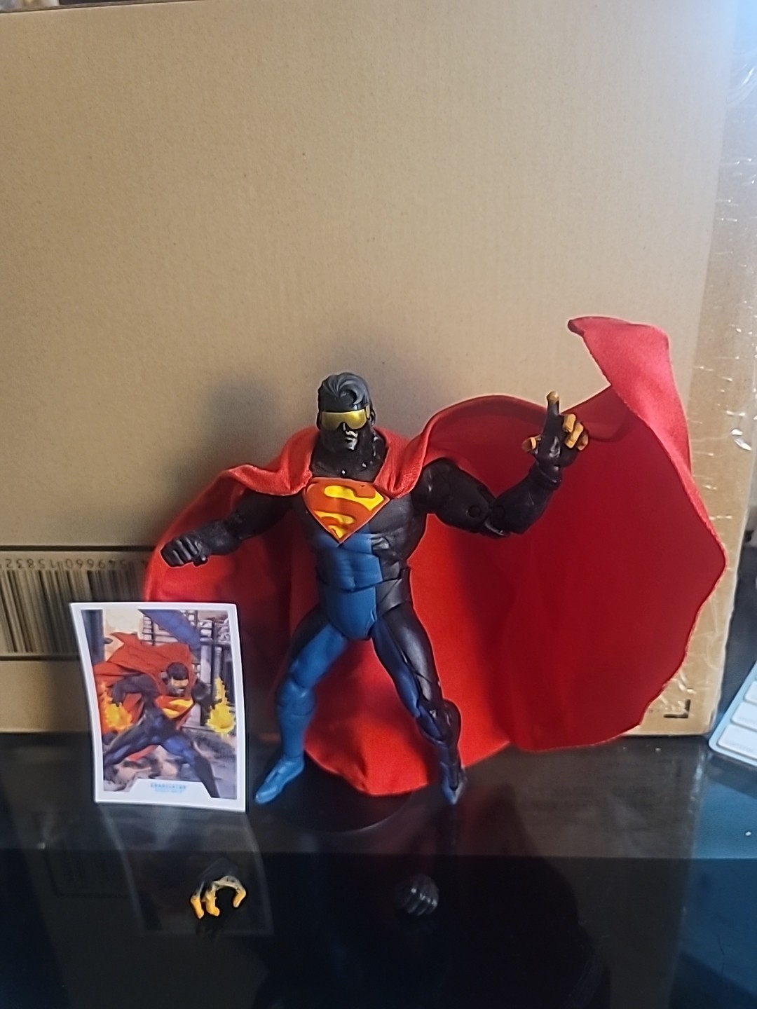 McFarlane Toys Walmart DC Multiverse Eradicator Gold Label Custom HEAD & CAPE