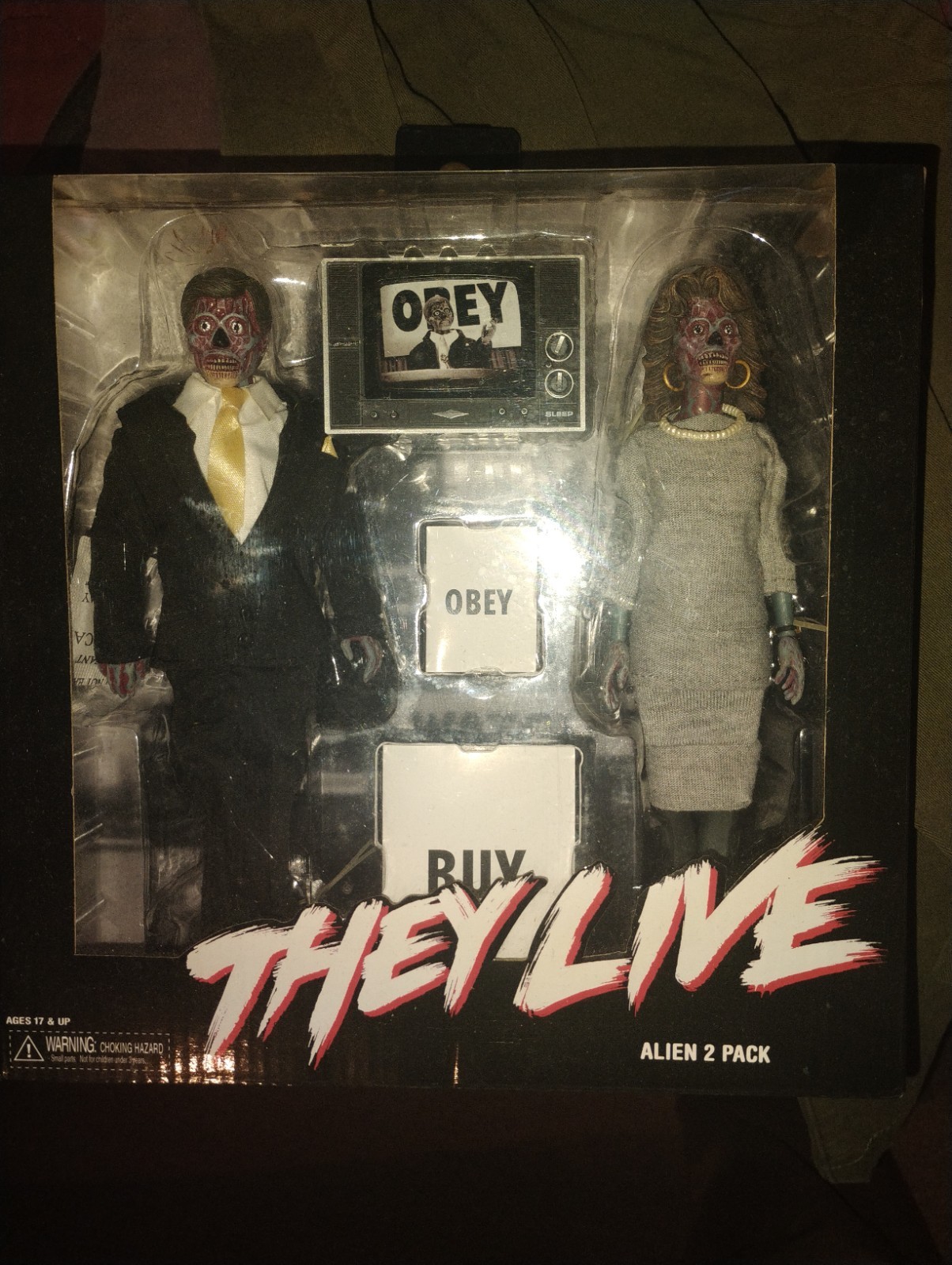 NECA THEY LIVE 2 PACK OPENED ONCE!