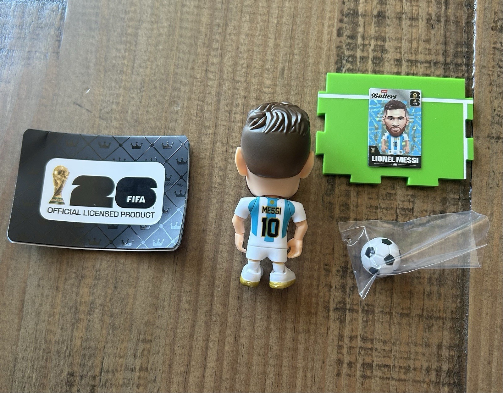 ZURU Ballers FIFA World Cup 2026 Lionel Messi Argentina New/open Capsule
